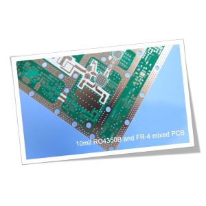 Cheap Hybrid PCB | Mixed Material PCB Built On 10 mil RO4350B + FR-4 With Depth Contrlled Drill for sale