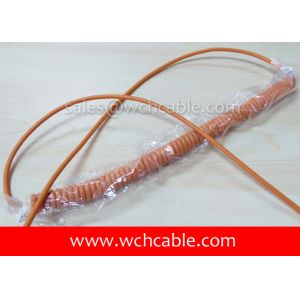 Cheap UL Spring Cable, AWM Style UL21840 26AWG 4C VW-1 105°C 1000V, TPE / TPE for sale