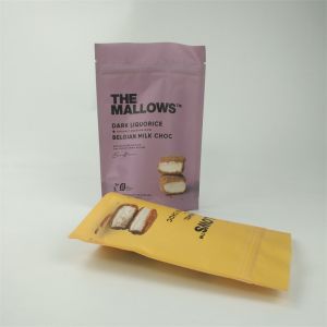 Digital Printing Dried Food Kraft Paper Packaging Bag with Matte Surface Finish