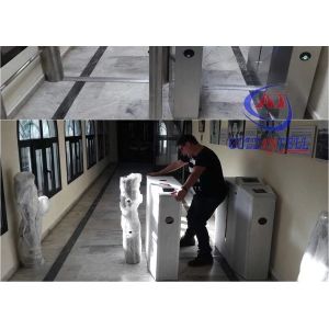 Intelligent QR Code Access Optical Turnstile with IP54 Waterproof 304 Stainless