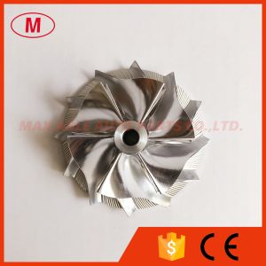 RHF5 39.20/52.50mm 6+6blades high performance Turbocharger milling/aluminum 2618/billet compressor wheel