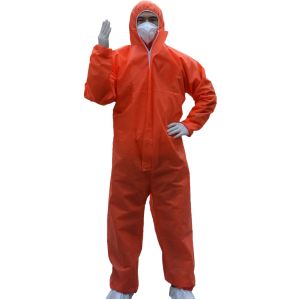 Cheap Full Body PPE 60GSM Disposable Protective Clothing with Zipper for sale