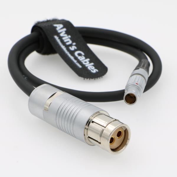 Steadicam Zephyr 3 pin to Fischer 2 pin Cable for ARRI Alexa XT SXT 12/24 Volts