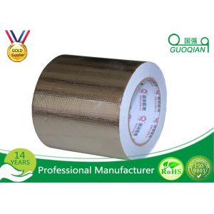 One Side High Temperature Aluminum Foil Tape With Silicone Coated Glassine