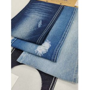Style TWILL Cotton Polyester 178-180cm Denim Fabric  For 9.3oz Women Jeans