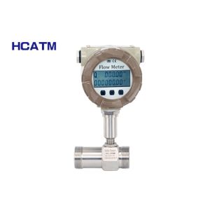 LCD Display Liquid Turbine Meter , Turbine Water Flow Meter Sensitive Response