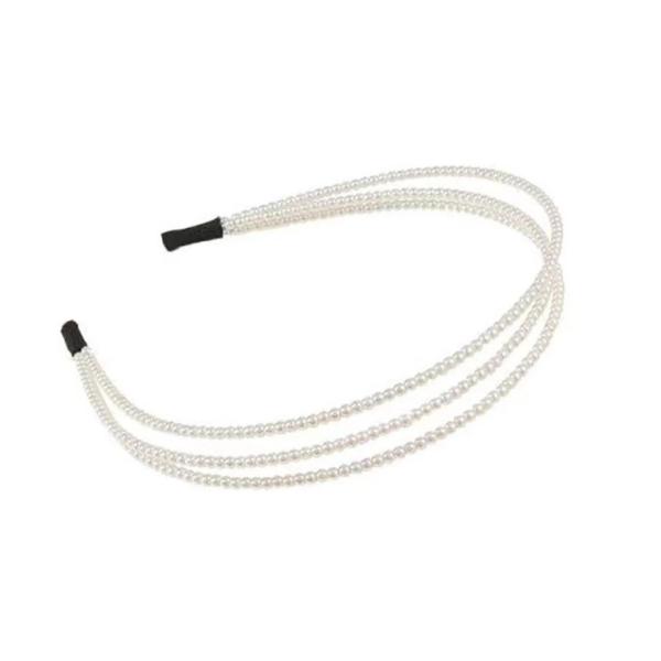 Quality Elegant Pearl Metal Hairband with Various Designs to Choose wholesale