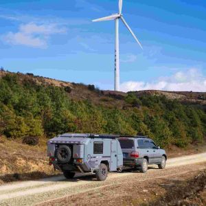 Cheap XPS PVC Pop Up Camper Trailer Good Isolation Solar Powered Camper for sale