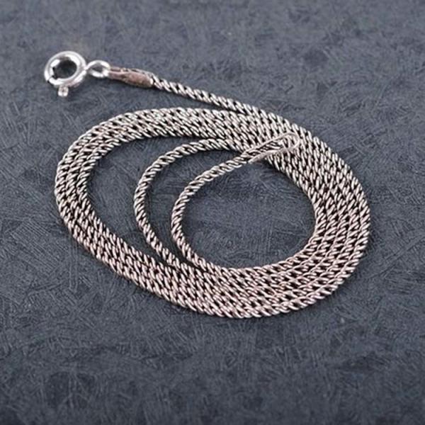 Thai 925 Silver Double Fishes White Opal Pendant with Sterling Silver Chain (N11066WHITE)