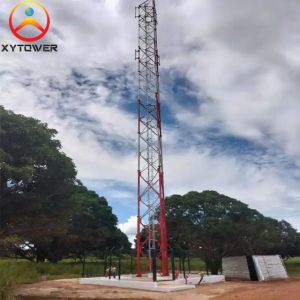 Custom Design 3 Legged Tubular Steel Lattice Antenna Wifi Telecommunication