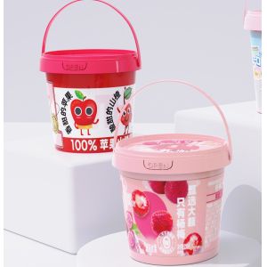 2kg Food Grade Bucket Container for Beverage Chocolate Spread Sauces Butter