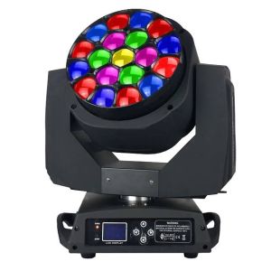 Auto - Correction IP20 Led Wash Moving Head Zoom Light With Big Bee Eyes Beam