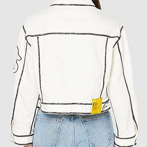 White Denim Spring Summer Fabrics 10sX10s 70*42 10OZ 58 inch For Ladies Jacket