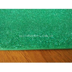 PE Rubber Virgin EVA Foam Sheet Bulk Glitter Rolls Shiny Surface Embossed