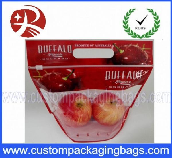 Quality Food Grade commercial food packaging bags for Fresh strawberry wholesale