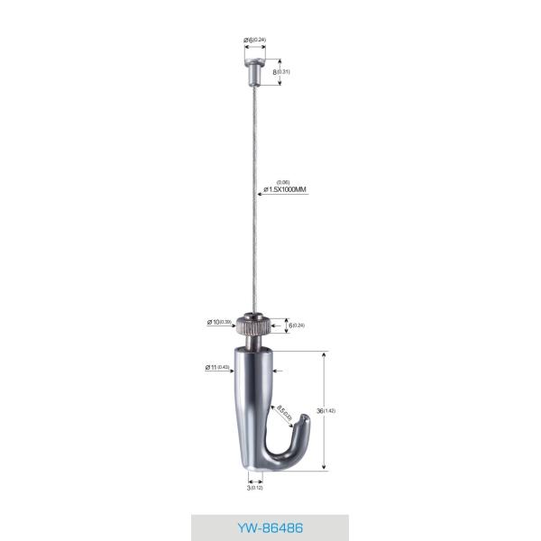 Quality Stainless Steel Cable Gripper Art Hanging System Adjustable Height 50 Lbs Weight Capacity wholesale