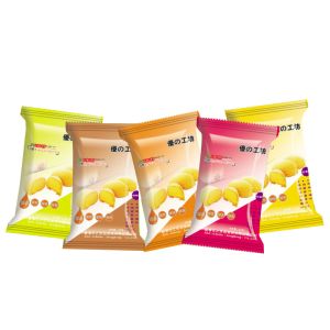 China Custom Printed Edibles Fruit Pebbles Crunch Chips Snack Packaging Mylar Bags on sale