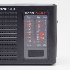 High Sound Desktop Radio With Speaker AM/FM Charging DC Adapter FM 76-108 Mhz