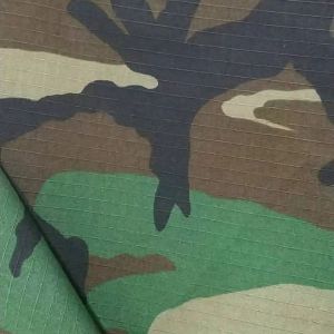 High Tear Strength TC Water-Proof SA Camouflage Rip-Stop Fabric Color Fastness 4
