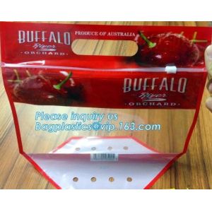 printed slider zipper grape packing bag, CPP plastic stand up pouch slider zip lock protection fruit bag for grape, slid