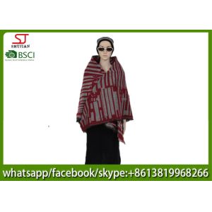 239g 145*135cm 100%Acrylic Woven Houndstooth Jacquard Poncho hot sale new style