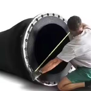 Customized Thickness Rubber 6 inch dredge hose For Mining And Dredging Industry