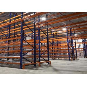 Wire Mesh Heavy Duty Material Racks , Heavy Duty Pallet Storage Racks Stable