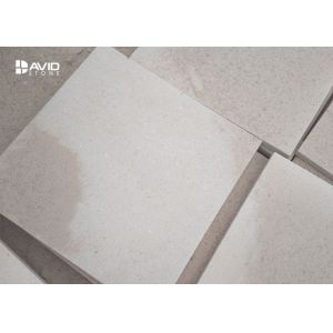 Cheap White Smooth Sandstone Wall Tiles , Sandstone Cladding Panels Stable Structure for sale
