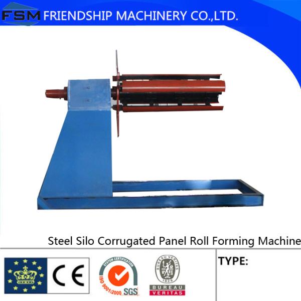 PLC Control Steel Silo Production Line Large Diameter 380V / 50HZ
