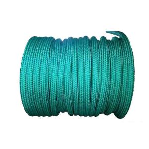 China Green Double Braided Nylon Rope 80mm X 220 Meters Wearable For Ocean Fishery on sale