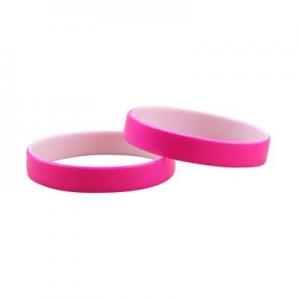 Cheap Two-tone Color Silicone Bracelet for sale