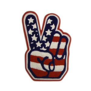 Heat Cut Border Custom Chenille Patches PMS Washable For Quotation