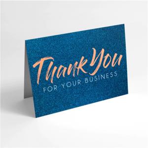 Cheap 350gsm Ivory Board Paper Card Custom Gift Card Printing For Thank You Card for sale