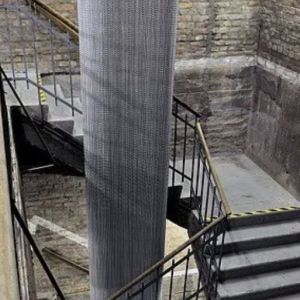 Semi Private Rectangular Aluminium Chain Door Fly Screen Curtain For Doorways