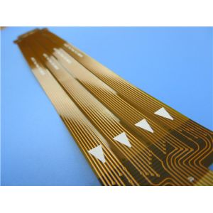 Cheap Single Sided Flexible PCB Strips with Polyimide Stiffener for sale