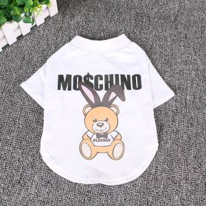China Breathable Cotton Dog Wearing Clothes Black White S M L XL XXL on sale