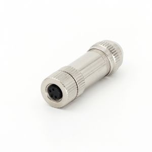 Cheap M8 Female Field-Wireable Connector 4 Pin Straight IP67 for sale