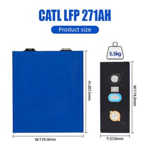 Long discharge CATL 3CA 3.2V 271AH lifepo4 lithium battery Solar large capacity