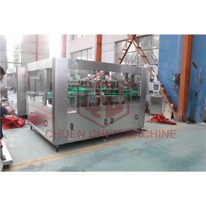 Olive Oil Glass Bottle Filling Machine Juice Processing Screw Capping