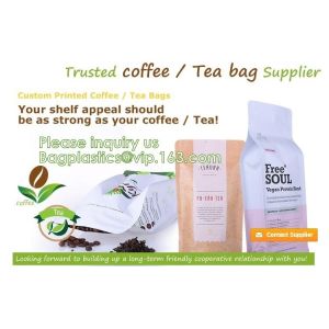 Eco Recyclable Reusable Resealable Doypack Coffee Tea Bag Red Stand up Pouch