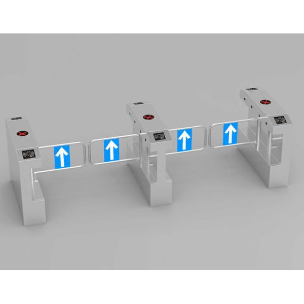 Quality Crowd Control Security Turnstile Gate With Card Reader 220V Closing Speed 0.6S wholesale