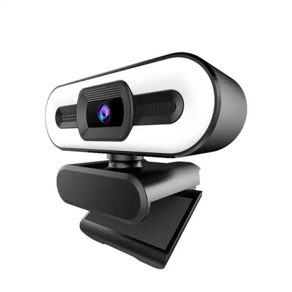 Quality HD 1080P 2K 4K Webcam Auto Focus Fill Light Web Camera With Microphone Live Broadcast USB Computer PC Web Cam wholesale
