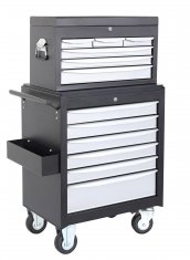 Cheap Heavy Duty 6 Drawer top chest &amp; 6 Drawer portable tool chest roller cabinet for sale