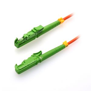 E2000 APC Fiber Optic Cable Green Connector Multimode Fiber Cable Patch Cord