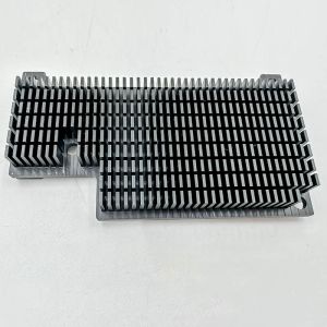 Cooling System Black Anodized Heat Sink , Custom Aluminum CPU Heatsink