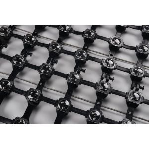 RGB P62.5 LED Outdoor Waterproof Led Mesh Screen Display DC12V 192W