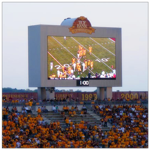 Full Color High Resolution Stadium LED Screens With Anti UV Plastic IP65 P10 P8 P6 P4