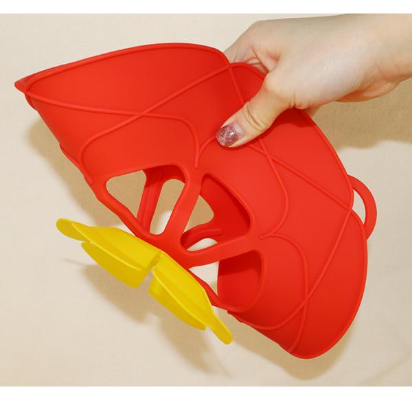 Food Grade Silicone Pan Lid Cover Reusable With Double Hangs For Cooking