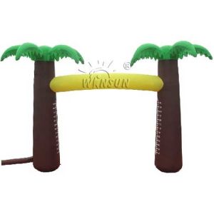 China Coconut Tree Style Inflatable Advertising Products / Limbo Dance Arch on sale