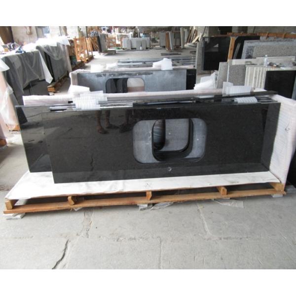 Quality Natural Angola Black Granite Slab Countertop Cost Kitchen Countertop Worktops wholesale